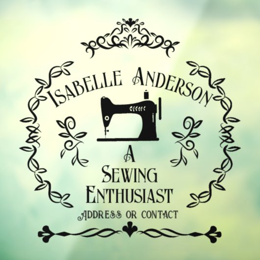 ラブ裁縫ヴィンテージ ウィンドウサイン (シート3)