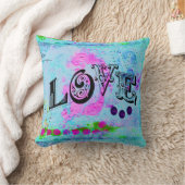 ラブ装飾用クッション クッション (ブランケット)