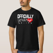 ラブ認証 ハート チェックマーク Tシャツ (正面)