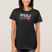 ラブ認証 ハート チェックマーク Tシャツ (正面)