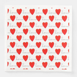 ラブ赤いハート