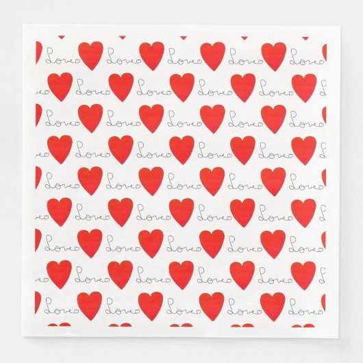 ラブ赤いハート (正面)