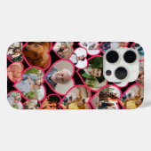 ラブ赤いハート | カスタム19枚コラージュ&文字 Case-Mate iPhoneケース (裏面 (横))