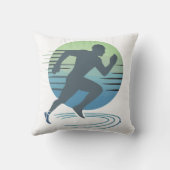 ラブ走マラソン競技ランナーカスタム大会 クッション (裏面)