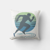 ラブ走マラソン競技ランナーカスタム大会 クッション (正面)