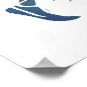 ラブ走マラソン競技ランナーカスタム大会 ポスター (角)