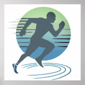 ラブ走マラソン競技ランナーカスタム大会 ポスター (正面)