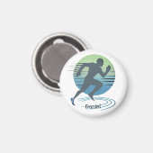 ラブ走マラソン競技ランナーカスタム大会 マグネット (正面/裏面)