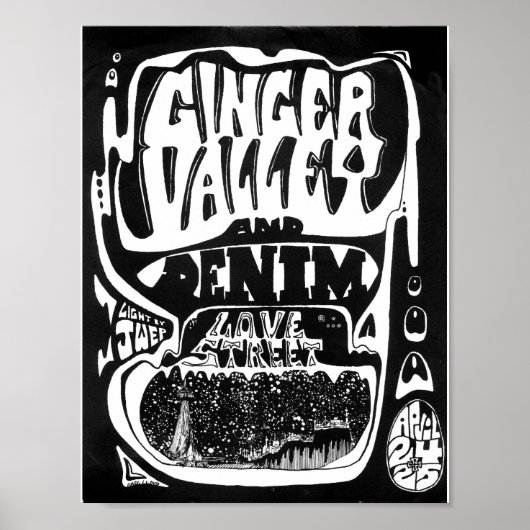 ラブ通りライトサーカスフライヤーラブストリートApr24&25' ポスター (正面)