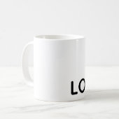 ラブ金ゴールドハート コーヒーマグカップ (正面左)