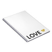 ラブ金ゴールドハート ノートブック (右側)