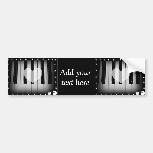 ラブ鍵_ バンパーステッカー (正面)