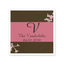 ラブ開花さくらんぼブロッサムモノグラム結婚ズ