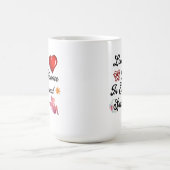 ラブ開花インエターナル春マグ コーヒーマグカップ (中央)