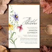 ラブ開花春フローラブライダルシャワー 招待状