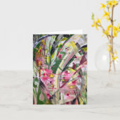 ラブ開花 カード (黄色い花)