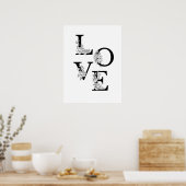 ラブ開花 ポスター (キッチン)