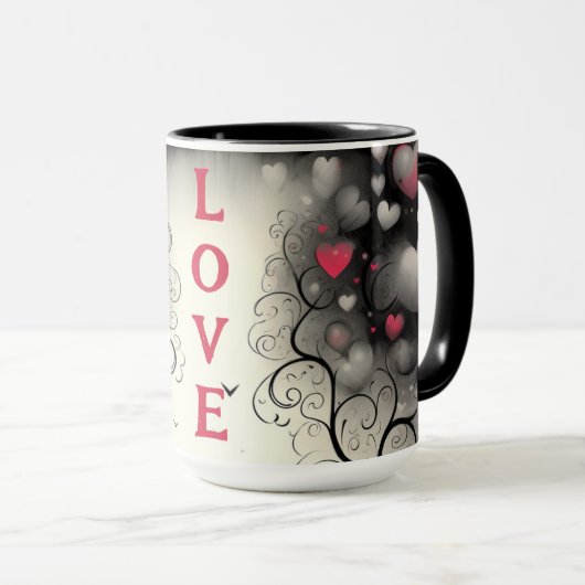 ラブ開花 マグカップ (正面右)
