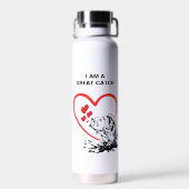 ラブ魚釣り私はキャッチ素晴らしだ ウォーターボトル (背面)