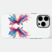 ラブ鳩の鳥 Case-Mate iPhoneケース (裏面 (横))