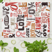 ラブ１ キッチンタオル (折り畳み)