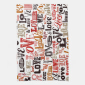 ラブ１ キッチンタオル (縦)