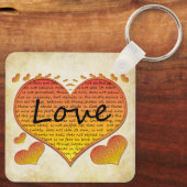 ラブ1コリント13ハート キーホルダー (裏面)