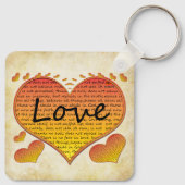ラブ1コリント13ハート キーホルダー (裏面)