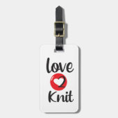 ラブ2ニット ラゲッジタグ (正面縦)