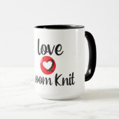 ラブ2織機ニット マグカップ (正面右)