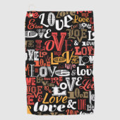 ラブ2 ゴルフタオル (正面)