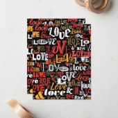 ラブ2 ノートカード (正面/裏面インサイチュ)