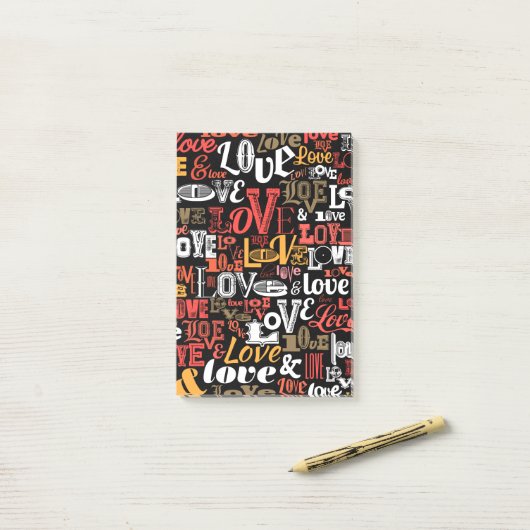 ラブ2 ポストイット (デスク上)