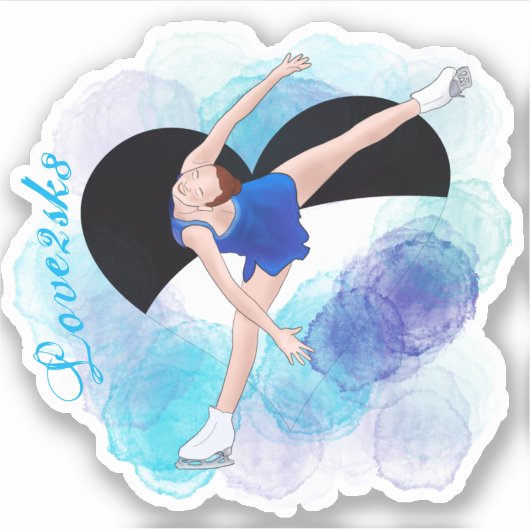 ラブ2sk8 シール (正面)