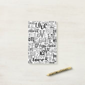 ラブ3 ポストイット (デスク上)