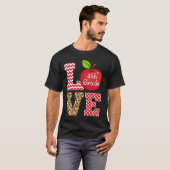 ラブ4年生アップルティーズ先生ヒョウ Tシャツ (正面フル)