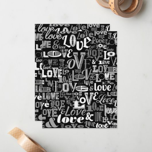 ラブ4 ノートカード (正面/裏面インサイチュ)