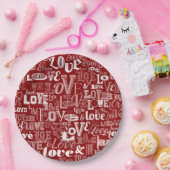 ラブ5 ペーパープレート (パーティー)