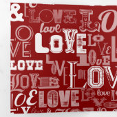 ラブ5 三つ折りクリスマスカード (内部最初)