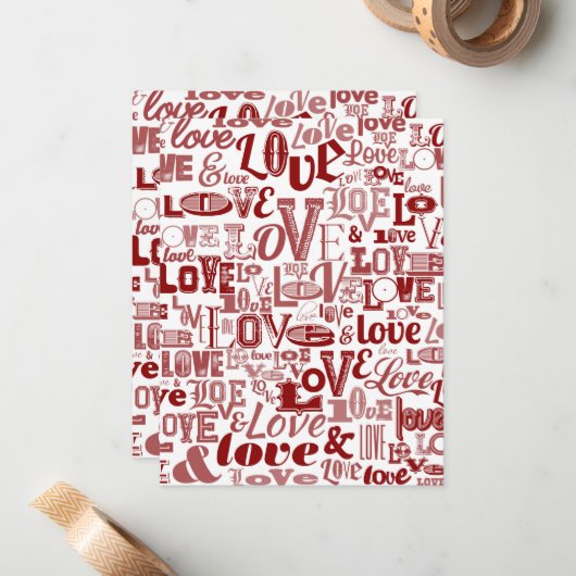 ラブ6 ノートカード (正面/裏面インサイチュ)