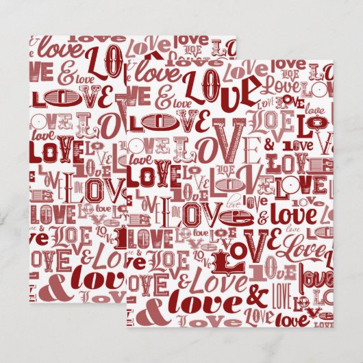 ラブ6 ノートカード (正面/裏面)