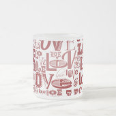 ラブ6 フロストグラスマグカップ (中央)