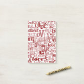 ラブ6 ポストイット (デスク上)