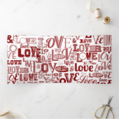 ラブ6 三つ折りクリスマスカード (内部)