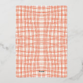 ラブ7ジョイフォトシンプルモダンホリデイ 箔シーズンカード (裏面)