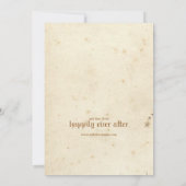 ラブ - おとぎ話の絵本 招待状 (裏面)