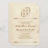 ラブ - おとぎ話の絵本 招待状 (正面/裏面)