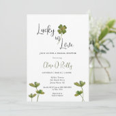 ラブ・アイルック シャムロック ブライダルシャワー 招待状 (スタンド正面)
