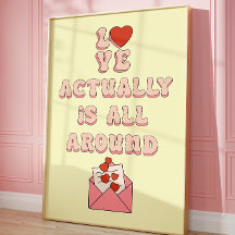 ラブ アクチュアリー イズ オール アラウンド レトロ クォート エステティック