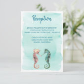 ラブ・アット・シー | 海のイルカの結婚式披露宴 エンクロージャーカード (スタンド正面)